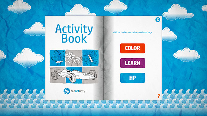 Screenshot of HP Creartivity